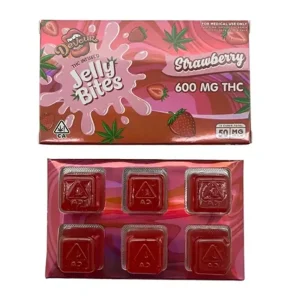 Devour Jelly Bites 600mg THC gummies with strong effects, fruity flavors, and precise dosing for long lasting edible experience.