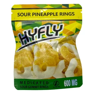 Hyfly Sour Pineapple Rings 600mg