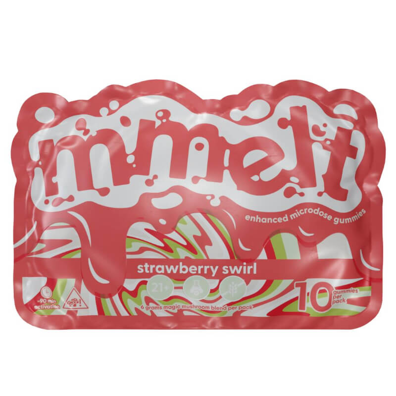 Mmelt Magic Mushroom Gummies - Strawberry Swirl