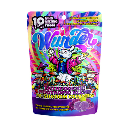 Wunder Entheogenic Blend + 1500mg Kava Gummies - Grape
