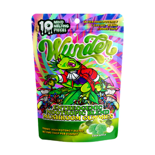 Wunder Entheogenic Blend + 20mg THCp Gummies - Sour Apple